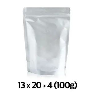 이지포장 은박 지퍼스탠드 커피 원두 봉투 100g 50매 소분 포장용