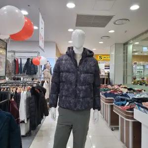 [모다아울렛][피에이티]후드 탈부착 프린트 덕다운 QK72032-1US