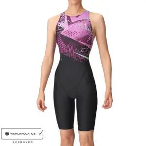 아레나 여자 선수용 5부 반전신 수영복 U159782 경기용