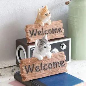 웰컴 UXQ670L8 고양이 스타일 장식인형 1P 카페 고품질 인테리