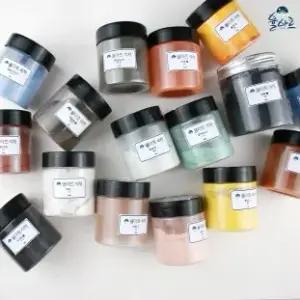 석채 24종 100g 대용량 천연 안료 고급 민화 한국화 동양화 물감 서예용품