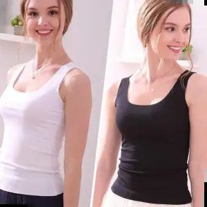 아이스티셔츠 심리스 민소매 여성 쿨 시원한 여름이너 봉제선없는