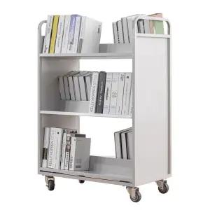 북트레이 이동형 북카트 책수레 무음카트 도서카트 북트럭