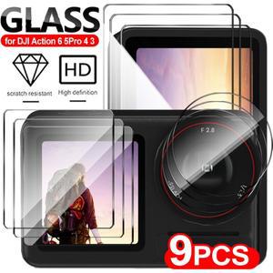 DJI 오스모 액션 6 4 3 5 프로용 HD 스크린 보호필름 강화유리 카메라 렌즈