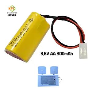 케이원 218번 화경 비상조명등 쌍구 1W 소방 예비전원 3.6V AA 300mAh 1+2 Poreso