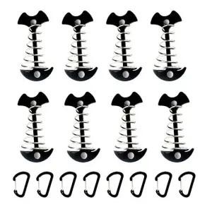 데크팩 캠핑 스프링형 텐트 타프 고정 데크팩 8P