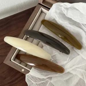 여성 기본 베이직 심플 디자인 에나멜 헤어 머리핀 클립 핀쇼핑몰 집게