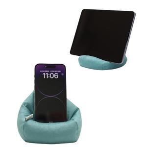 투스라이 미니 빈백 의자 휴대폰 홀더 2개 커버(충전재 없음) 울트라 소프트 마이크로 스웨이드 미끄럼 방지 미니어처 소파