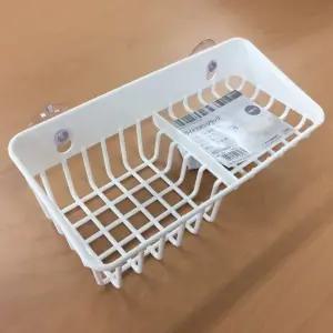 화장실선반 샤워 화장실 강력큐방 튼튼한고정 욕실정리대 압착식 (WFKJICQ)