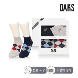 양말 숙녀 스니커즈 두줄아가일 2족세트 DK26414
