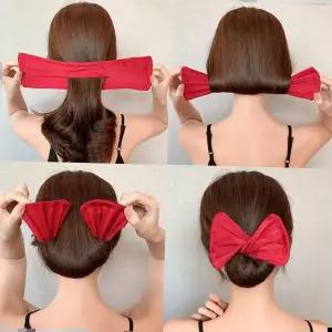 똥머리메이꺼 5초 똥머리 메이커 당고머리 올림머리밴드 와이어