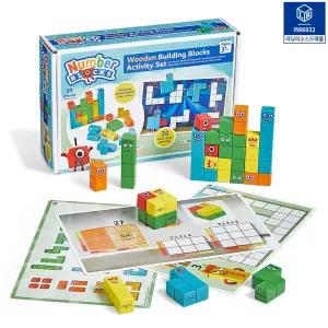 러닝리소스 넘버블록스 빌딩 블록 활동세트 덧셈뺄셈 수세기 쌓기나무 만들기 도형학습 블록