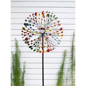 바람개비 대형 조경 정원 태양광등 태양광 2m해바라기풍차블루 스 풍차 90CM 푸른하늘 옥상