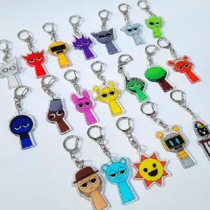 늘이랑 아크릴 스프런키 키링 SPRUNKI 스프렁키 캐릭터 키링 열쇠 고리 키홀더