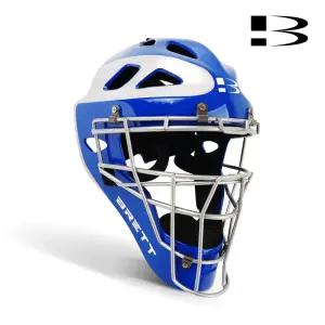 브렛 글레디에이터 프로 포수 일체형 헬멧 (청색)