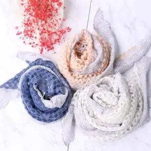 (앙상블) 국산 그물 망사 레이스 스카프/머플러/목도