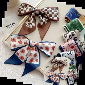 목스카프 (앙상블) 스프링 실크 방도 스카프 쁘띠 미니