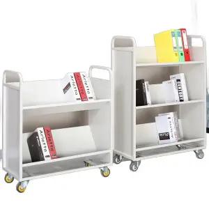 북 북트럭 서점 도서관 책꽂이 수납 바퀴달린 북카트 카트