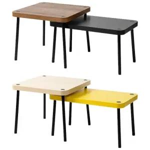 SONHULT 손훌트 네스팅테이블 2종 세트/거실테이블/소파테이블/보조테이블/커