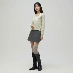 [LAP](강남점)단가라 레이어드 후드가디건 니트 AS1KH164