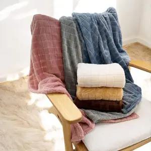 베르 749CZK16 무릎담요 데일리 극세사 담요 6color 무릎담요
