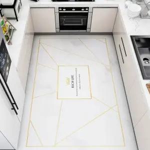 주방 매트 미끌방지 싱크대 북유럽 대형 바닥 발판 발깔개 특대 PVC