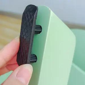 스토케 미끄럼방지 고무매트 식탁의자 트립트랩 세트 블랙 펜스 의자 2종