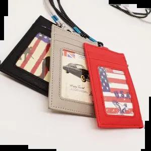 가죽카드지갑 트레블 베이직 목걸이카드지갑 (빈티지 컬러 모음)