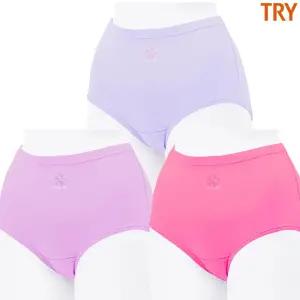 트라이 여성 순면 퀸스 맥시 팬티 3매입 K3QB