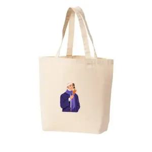 에코백 토트백 붕어빵 붕어아이스크림 신사의 품격 모자쓴남 그림 다양한 사이즈