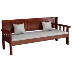 원목 소파 3인용 4인용 거실 벤치 카페 나무 우드 쇼파 딱딱한 가구 일본식