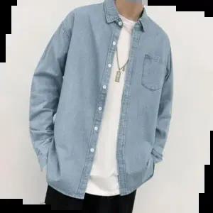 스탠다드 남여공용 청남방 클래식 스탠다드핏 모던한 남방