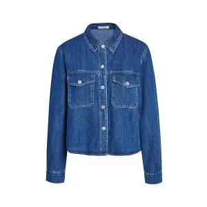 [JJ지고트](대구신세계)웨스턴 포켓 데님 크롭 셔츠 GS3N8BL331