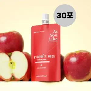 애즈유 사과 주스 사과즙 어린이 음료 간식 30포