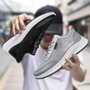 남성 메쉬소재 시원한 여름 러닝 운동화 화