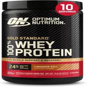 최적의 영양 골드 스탠다드 100 유청 단백질 파우더 시나몬 롤 0.68파운드(1팩)