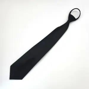 지퍼넥타이 자동 블랙 남성 패션 비즈 스타일링 정장소품