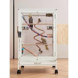 앵무새장 앵무새 버드 조류장 키우기 우드 대형새장