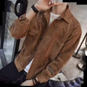 스웨이드블루종 남자 스웨이드 드러커 코듀로이 자켓 DS-AL486