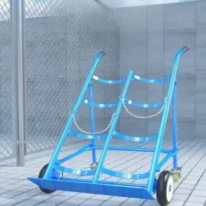 가스통 운반기 lpg 2구 카트 질소통 핸드카 대차 가스통운반기 핸드 구르마 손수레 산소