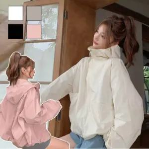 여성 바람막이 후드 간절기 봄 가을 데일리 집업 점퍼
