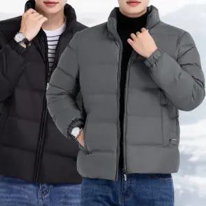 패딩 겨울 자켓 남자 점퍼 아우터 잠바 베이직 남성 따뜻한 방한 숏