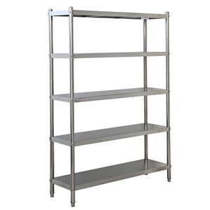 스테인레스 앵글 조립식 정리대 5단 베란다 진열대 선반 60x45x180 철제선반