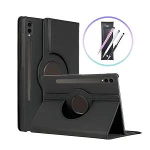 갤럭시탭a8 10.5 회전 레더 케이스+크리스탈 펜+펜 파우치 태블릿케이스