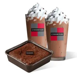 [투썸] 투썸 브라우니 + 초콜릿 라떼 R 2잔