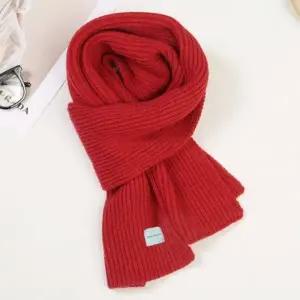 슬림 포근한 가을 겨울 남성 니트 뜨개 남여공용 여성 머플러 학생 목도리