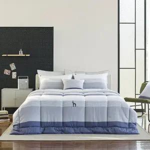 [헤지스홈]모달 하이틴 네이비[9온스] 슈퍼싱글세트[퀼트이불+패드+베개커버]