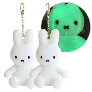 ( )미피 야광 봉제인형 키링 2P 가방고리 키홀더 백참