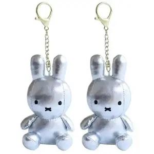 ( )미피 캐릭터 인형 키링 실버 2P 가방고리 키홀더 백참