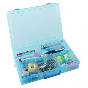 클리어 멀티박스 액세서리 보관함 CA805필통 소형 수납함 상자 부품 플라스틱 정리함 소품 데스크 다용도